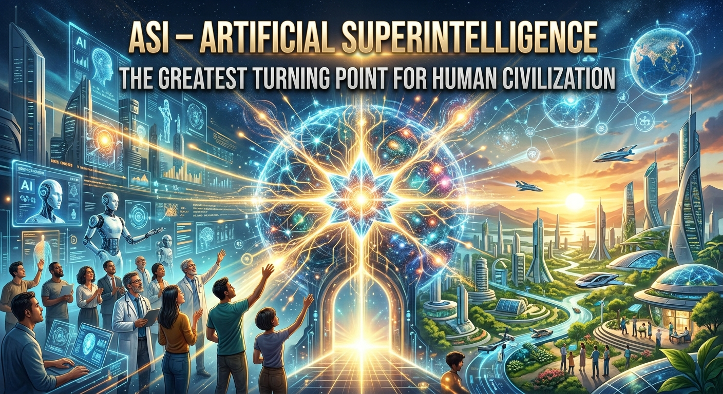 ASI – ARTIFICIAL SUPERINTELLIGENCE: THE NEXT GREAT TURNING POINT FOR HUMAN CIVILIZATION