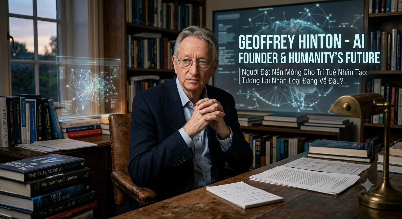 Geoffrey Hinton – Người đặt nền móng cho AI và câu hỏi về tương lai của nhân loại
