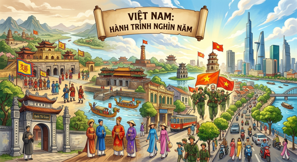 Việt Nam từ quá khứ đến hiện tại: Một hành trình nghìn năm